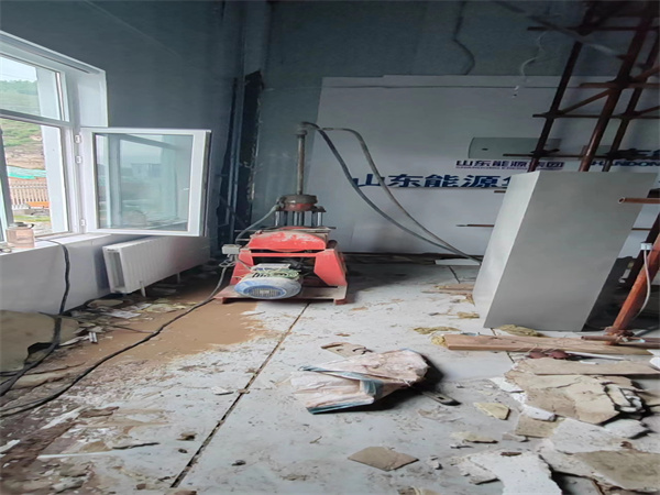 龙井地基基础下沉墙体裂缝加固注浆顶升施工