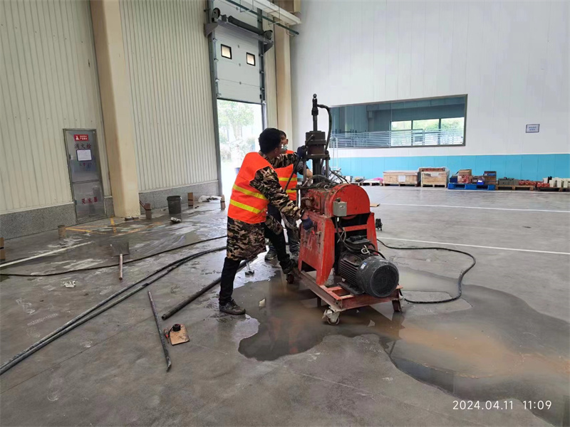 龙井厂房地面下沉塌陷注浆加固施工